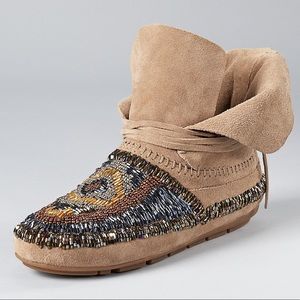 House of Harlow 1960 Madison Beaded Moccasins